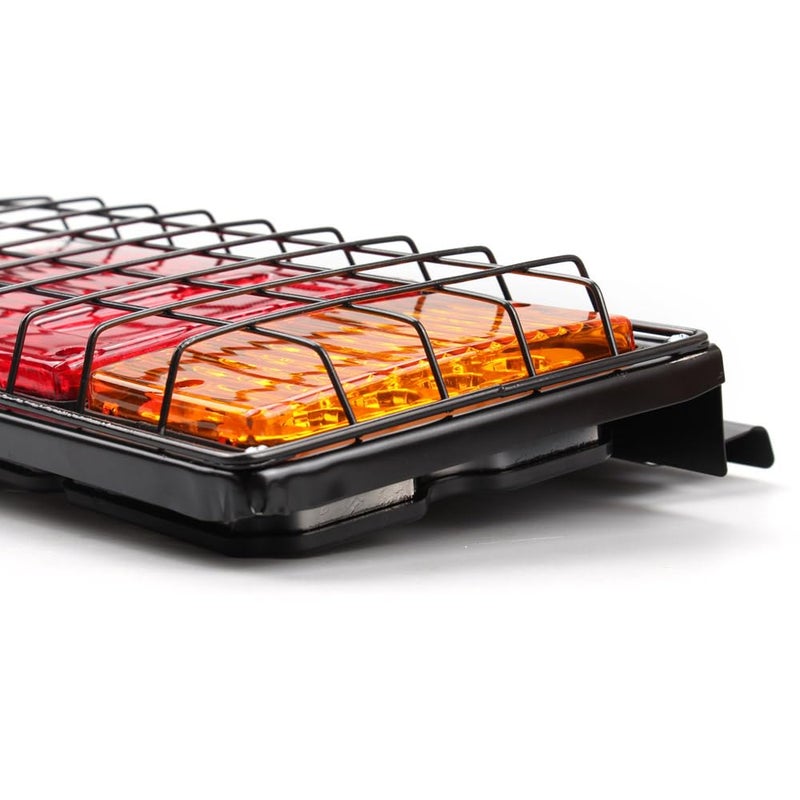 Boursin 12V LED Trailer Tail Lights With Iron Net Protection For ISUZU ELF N F Series NPR NPR-HD NRR NQR NKR NHR FSR FRR Truck Tail Lamp 1 Pair - Image 5